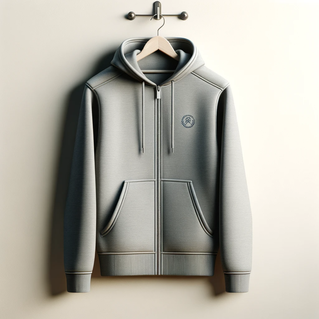 Sweat zippé à capuche