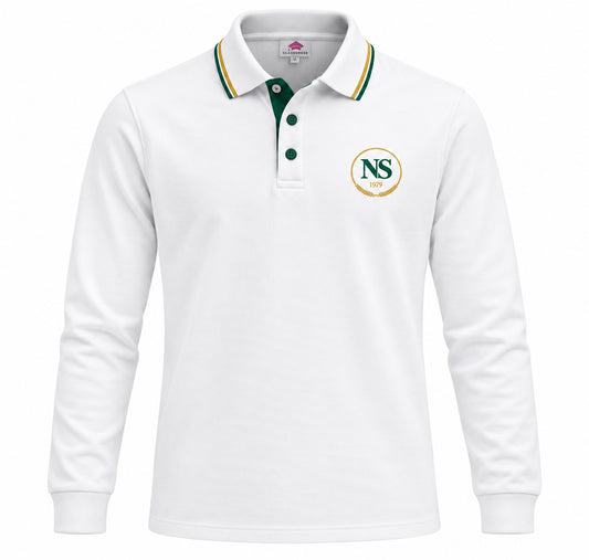Polo manches longues New School - détail