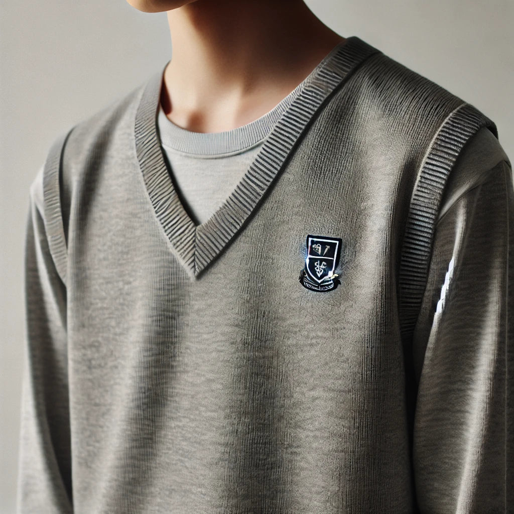 Pull col v - sans manches