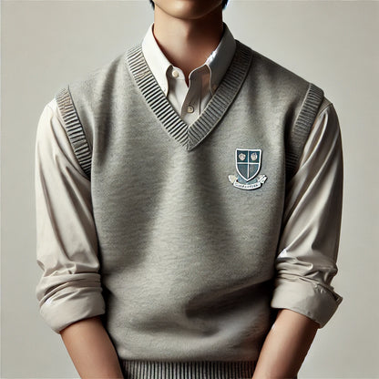 Pull col v - sans manches