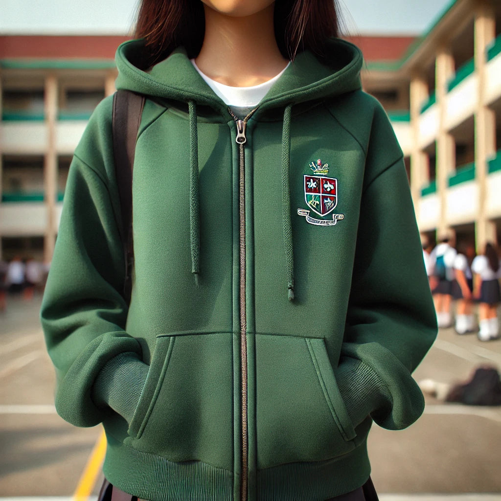 Sweat zippé à capuche